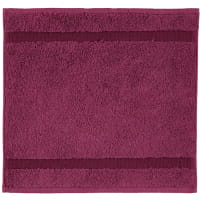 Rhomtuft - Handtücher Princess - Farbe: berry - 237 - Seiflappen 30x30 cm