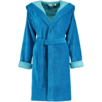 Esprit Damen Bademantel Cosy Kapuze - Farbe: turquoise - 002 - XL