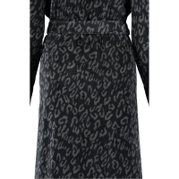 Cawö Damen Bademantel Kimono 2111 - Farbe: schwarz - 97 - L