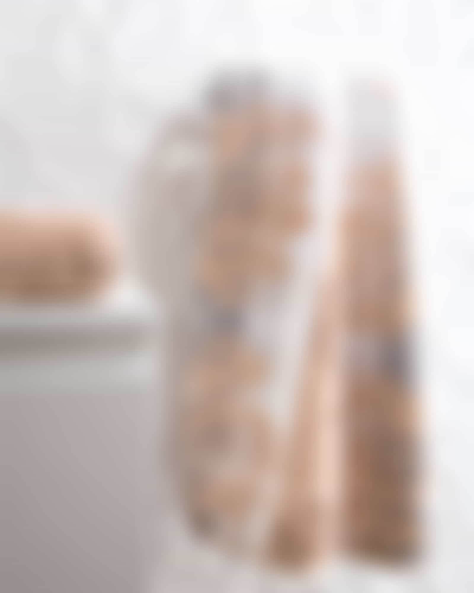 Cawö - Noblesse Cashmere Streifen 1056 - Farbe: sand - 33 - Seiflappen 30x30 cm Detailbild 1