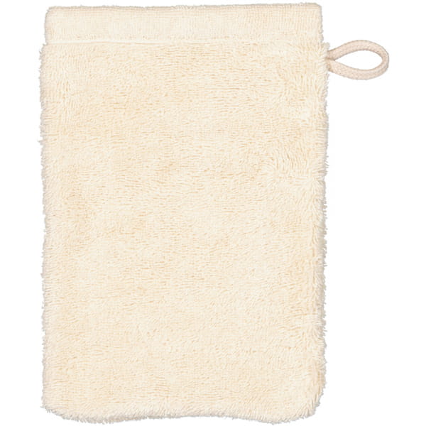 Cawö Handtücher Life Style Uni 7007 - Farbe: beige - 370 - Waschhandschuh 16x22 cm