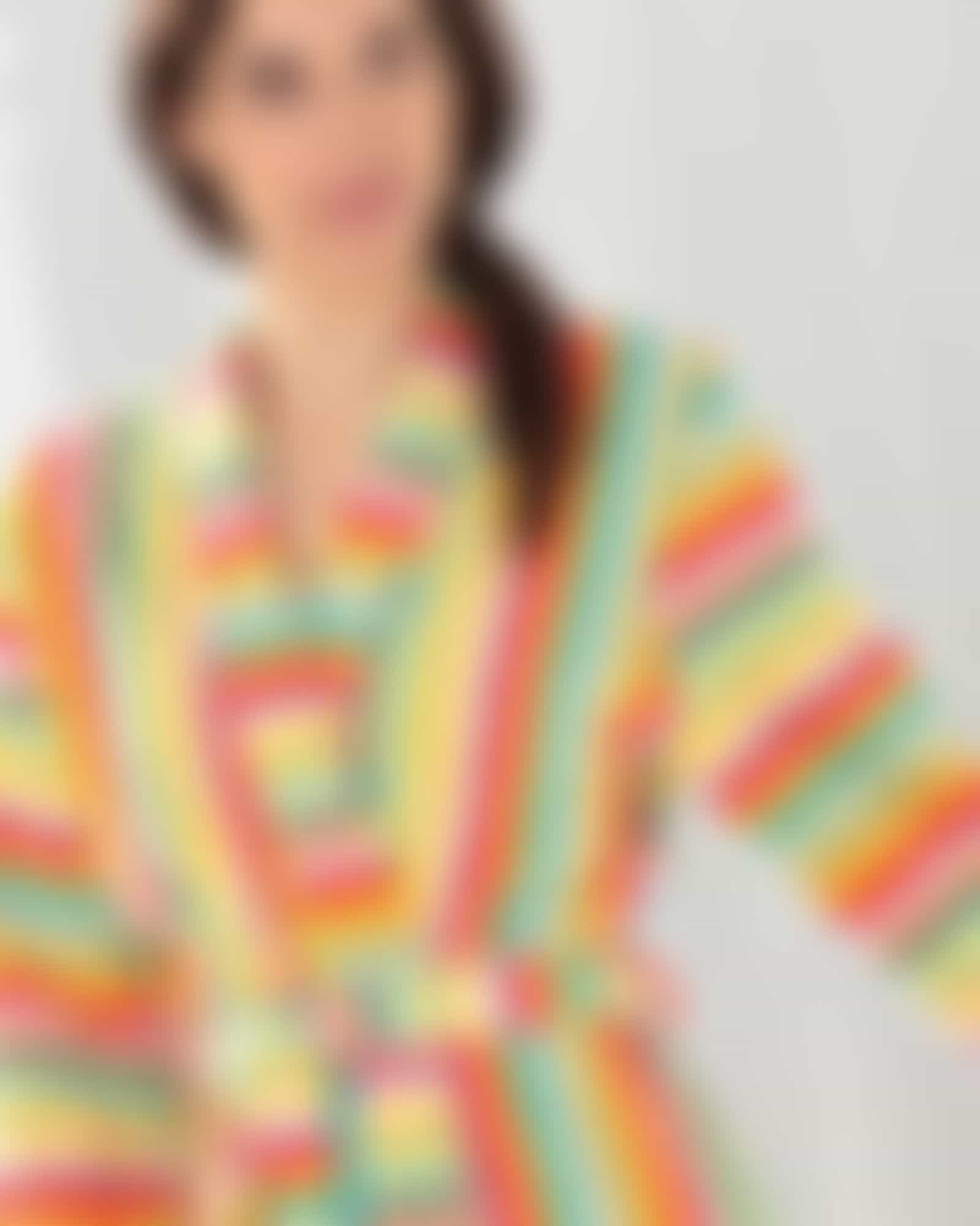 Cawö - Damen Bademantel Life Style - Kimono 7080 - Farbe: multicolor - 25 Detailbild 2