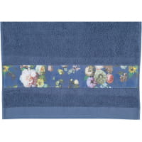 Essenza Fleur - Farbe: blue Gästetuch 30x50 cm