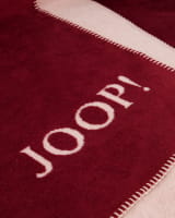 JOOP! Wohndecken Uni-Doubleface - Farbe: Rouge - 150x200 cm
