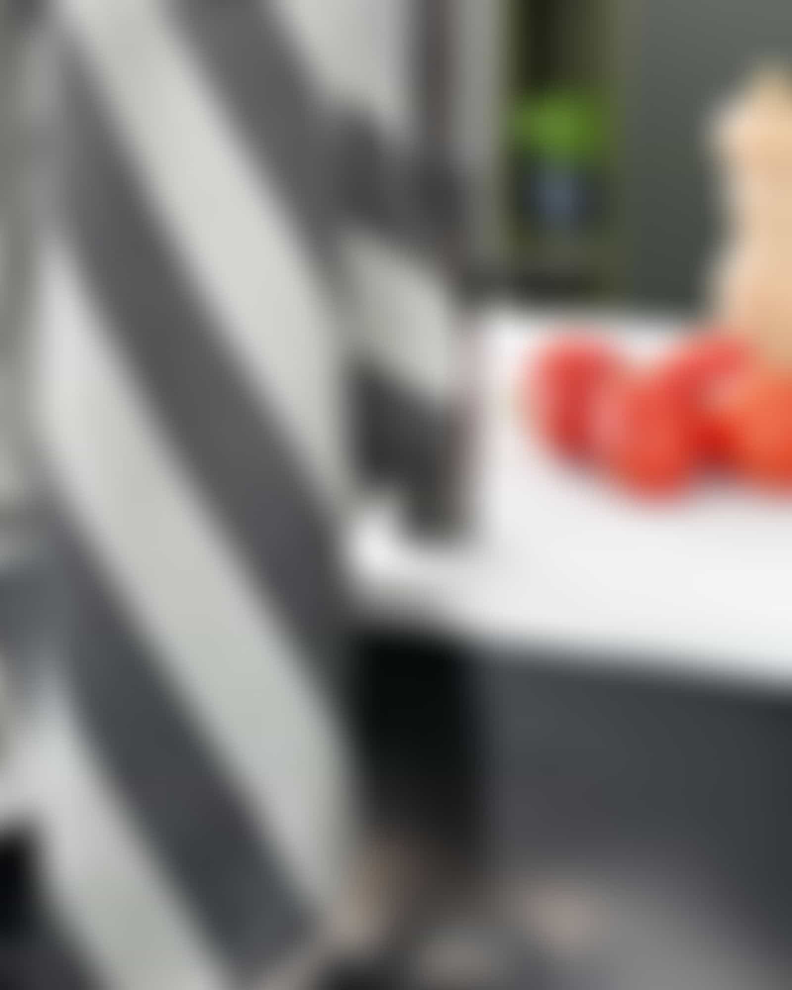 Cawö Küchenhandtücher Cuisine Piqué 536 - Farbe: schwarz/platin - 97 - 50x70 cm Detailbild 1