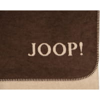JOOP! Wohndecken Uni-Doubleface - Farbe: Mokka-Taupe - 150x200 cm