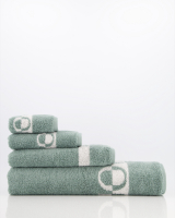 JOOP! Handtücher Split Doubleface 1712 - Farbe: Pinie - 47 - Seiflappen 30x30 cm