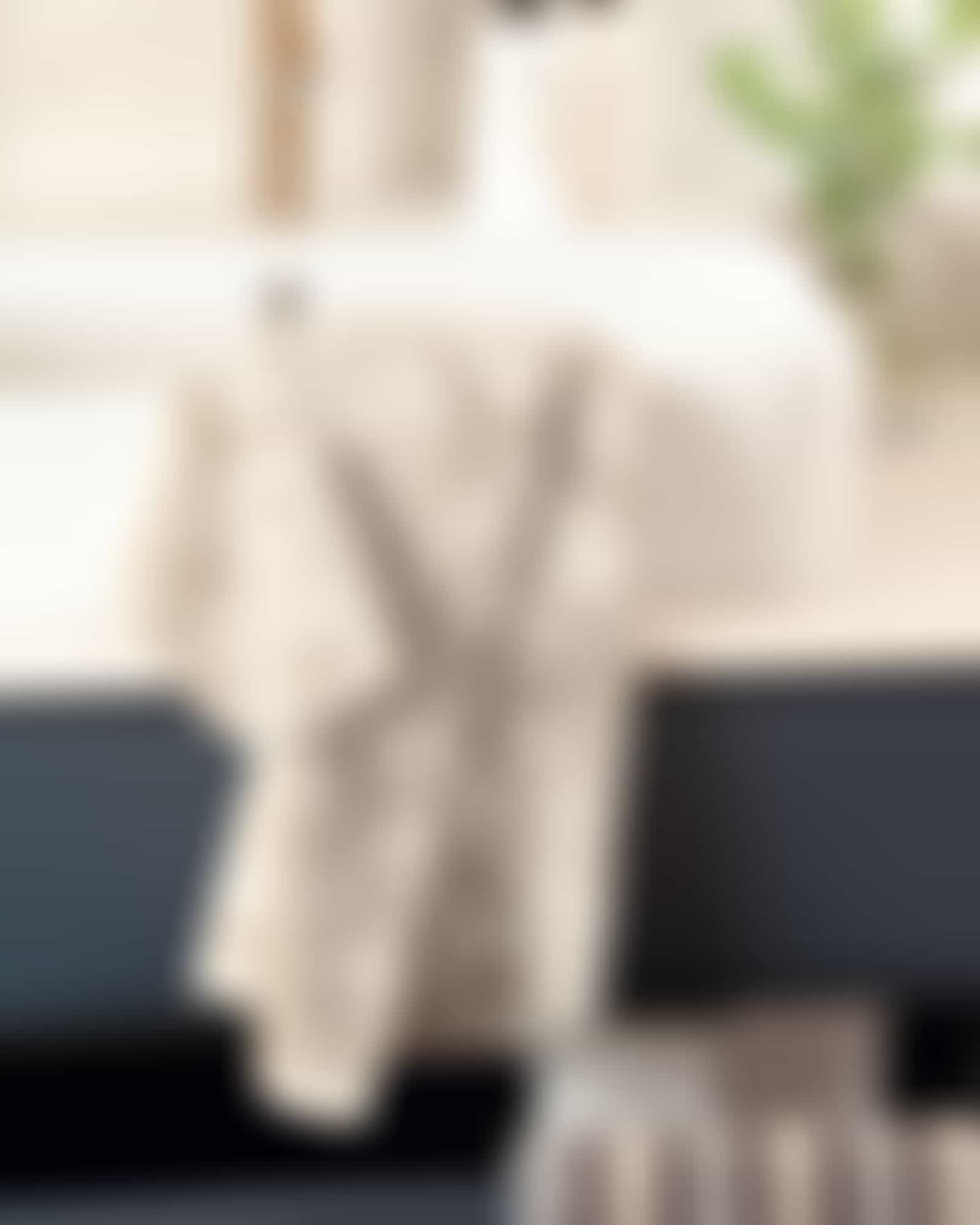 Cawö Handtücher Luxury Home Two-Tone Edition Floral 638 - Farbe: sand - 33 - Duschtuch 80x150 cm Detailbild 2