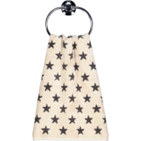 Cawö Handtücher NEW STARS Sterne klein 6261 - Farbe: beige/basalt - 37 - Duschtuch 70x140 cm