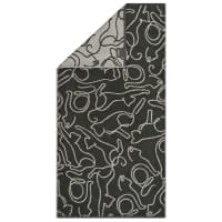 Cawö Handtücher CUTE CATS EDITION Cats 6264 - Farbe: basalt/platin - 77