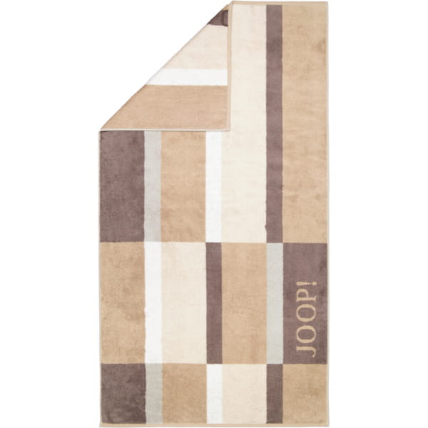 JOOP Shades Checked 1688 - Farbe: sand - 33 - Duschtuch 80x150 cm