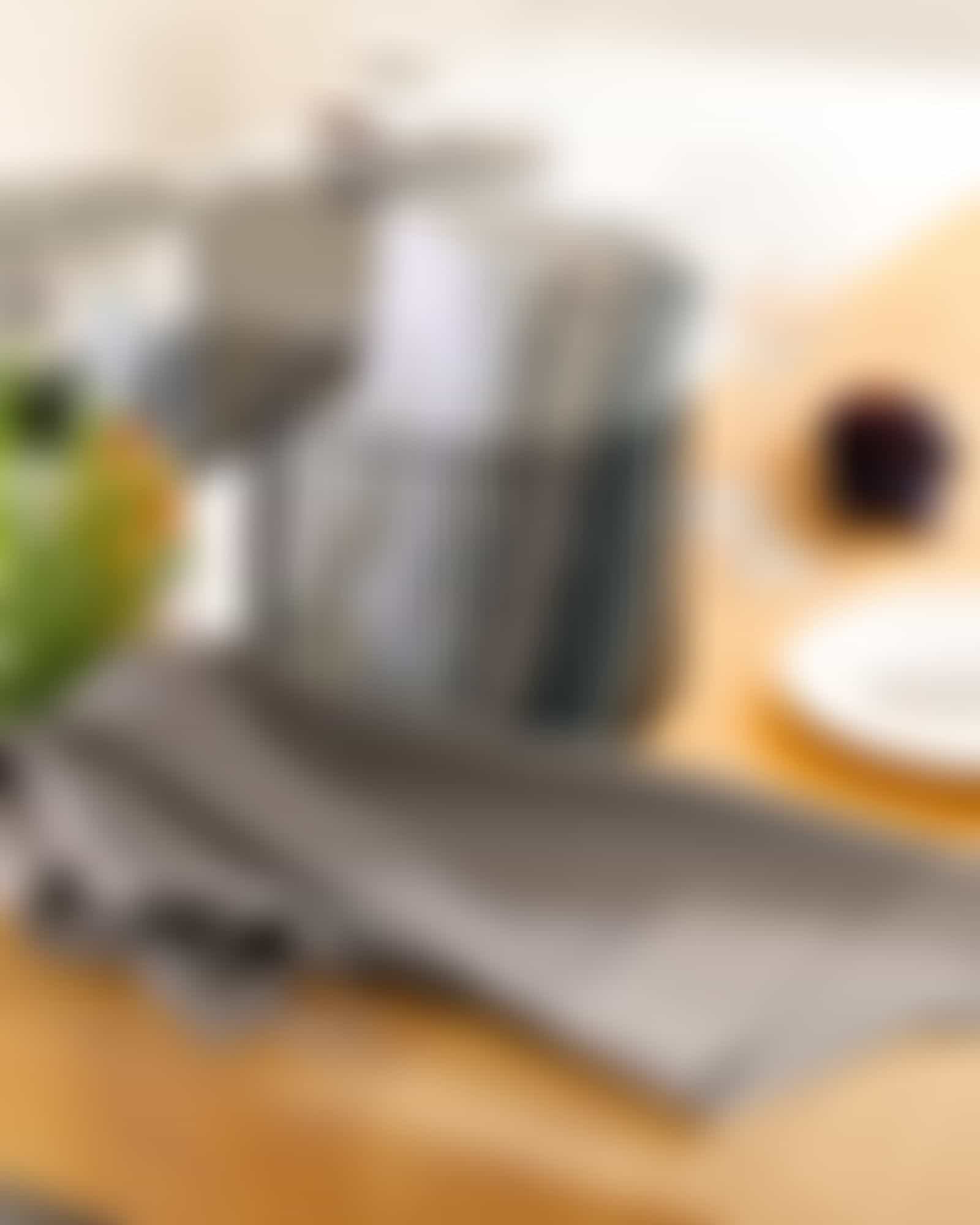 Cawö Küchenhandtücher Cuisine Two-Tone 590 - Farbe: graphit - 70 - 50x50 cm Detailbild 1