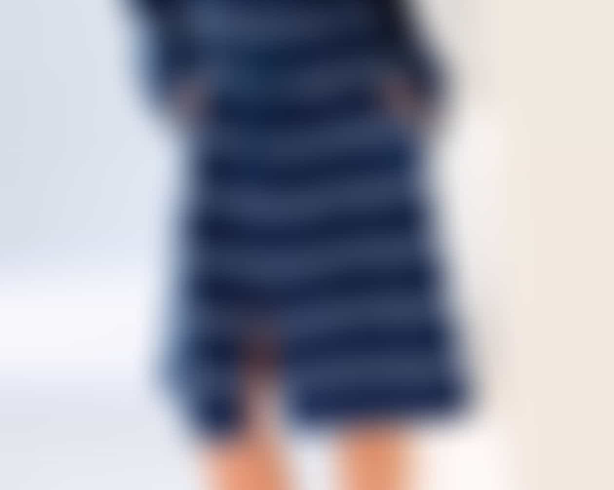 Cawö - Damen Bademantel kurz TG RV 1238 - Farbe: navy - 16 - S Detailbild 2 Cawö - Damen Bademantel kurz TG RV 1238 - Farbe: navy - 16 - S Detailbild 2