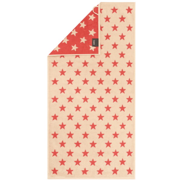 Cawö Handtücher NEW STARS Sterne klein 6261 - Farbe: beige/pink - 32 - Dusc günstig online kaufen