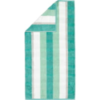 Cawö Handtücher Noblesse Stripe 1087 - Farbe: smaragd - 44 - Duschtuch 80x150 cm