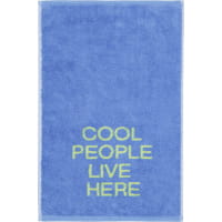Cawö Gästetücher Postcard Towels Edition 100 - Farbe: cool people live here - 01 - 30x50 cm