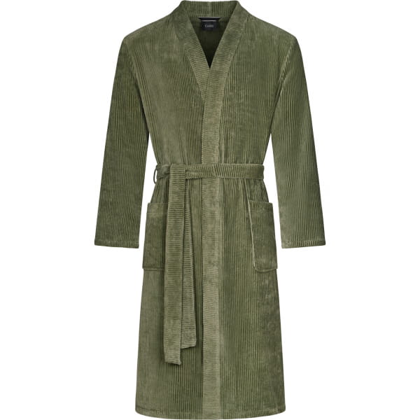 Cawö Bademäntel Herren Kimono Cord-Optik 6540 - Farbe: field - 453