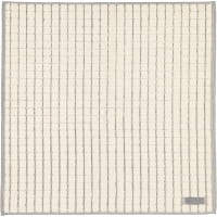 Möve - Eden - Badteppich Kästchenstruktur - Größe: 60x60 cm - Farbe: nature/black - 869 (1-0347/8127