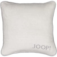 JOOP! Kissenhülle Uni-Doubleface - Größe: 50x50 cm - Farbe: Rauch-Graphit