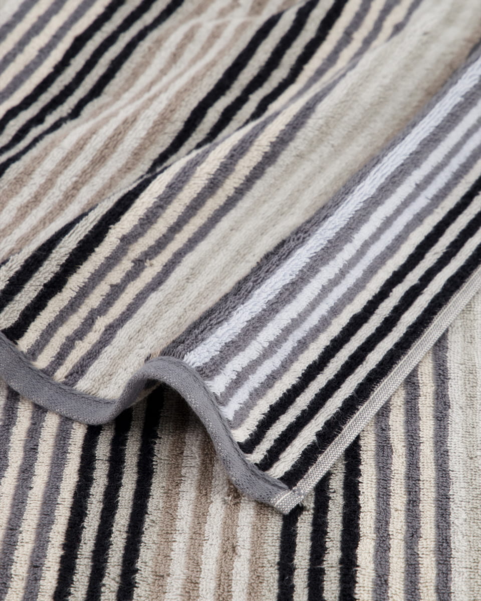 Cawö Handtücher Atelier Lines 6240 Basalt - Flauschig, Made In Germany