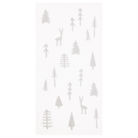 Cawö Handtücher WINTER EDITION Tannen 6273 - Farbe: weiß/platin - 67