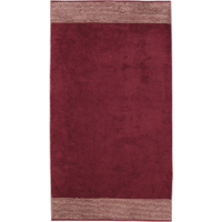 Cawö Handtücher Luxury Home Two-Tone 590 - Farbe: bordeaux - 23 - Waschhandschuh 16x22 cm