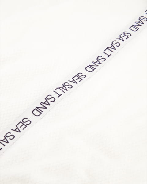 Cawö Damen Bademantel Sea Salt Sand 3101 Kapuze kurz RV - Farbe: weiß - 600 - XS