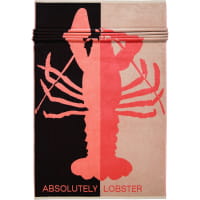 Vossen Strandtücher Absolutely Lobster - Farbe: schwarz - 0004 - 100x180 cm
