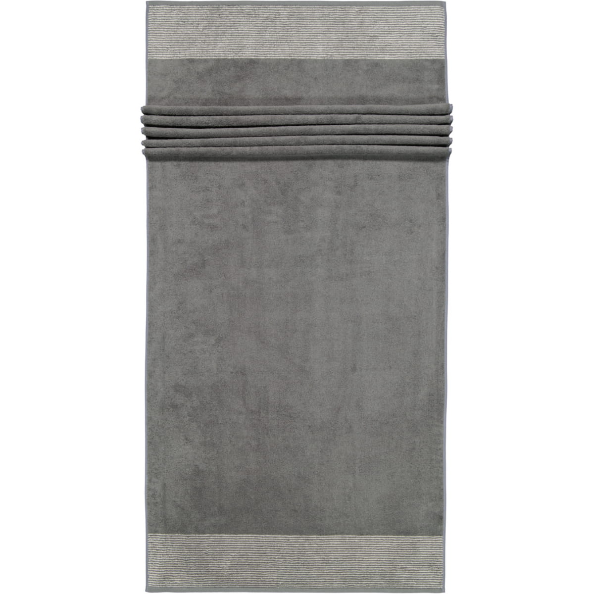 Tappeto bagno Cawö Luxury Home Uni, Double Face, Beige Travertino