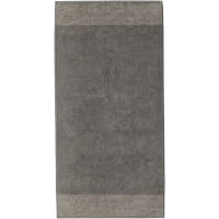 Cawö - Luxury Home Two-Tone 590 - Farbe: graphit - 70 - Handtuch 50x100 cm