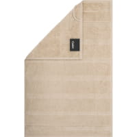 Cawö Handtücher Noblesse2 Uni 1002 - Farbe: beige - 370 - Seiflappen 30x30 cm