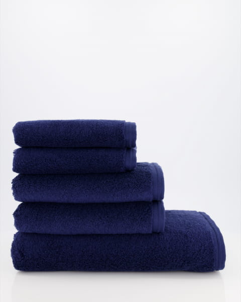 Vossen Handtücher Vegan Life - Farbe: marine blau - 4930 - Seiflappen 30x30 cm