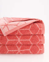 Villeroy &amp; Boch Handtücher Coordinates Carré 2557 - Farbe: coral - 22 - Handtuch 50x100 cm