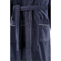 Esprit Bademantel Box Kapuze - Farbe: navy blue - 488 - XXL