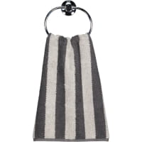 Cawö Handtücher Pure Stripes 6502 - Farbe: basalt - 77 - Handtuch 50x100 cm