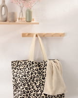 Cawö Home Beachbags LEO 55703 - Farbe: schwarz - 39 - 40x55 cm