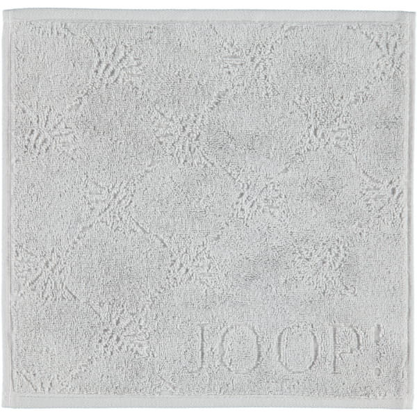 JOOP Uni Cornflower 1670 - Farbe: platin - 705 - Seiflappen 30x30 cm