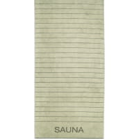 Cawö Saunatücher Balance Doubleface 6237 - Farbe: wasabi - 44 - 80x200 cm