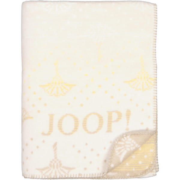 JOOP! Wohndecken Cornflower Charm - Farbe: Vanilla - 150x200 cm