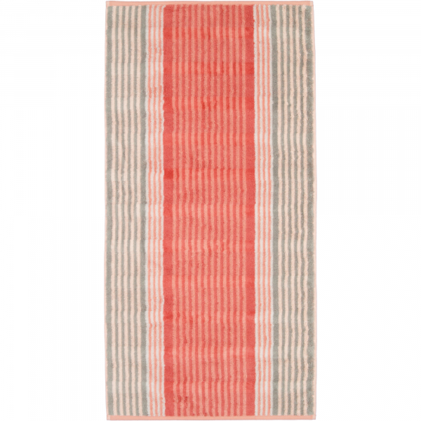 Cawö Handtücher Noblesse Harmony Streifen 1085 - Farbe: koralle - 27 Duschtuch 80x160 cm