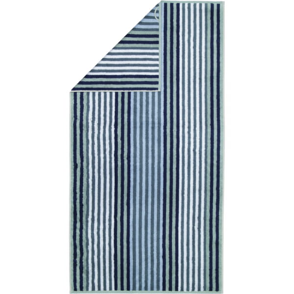 Cawö Handtücher Delight Streifen 6218 - Farbe: fjord - 44 - Duschtuch 70x140 cm