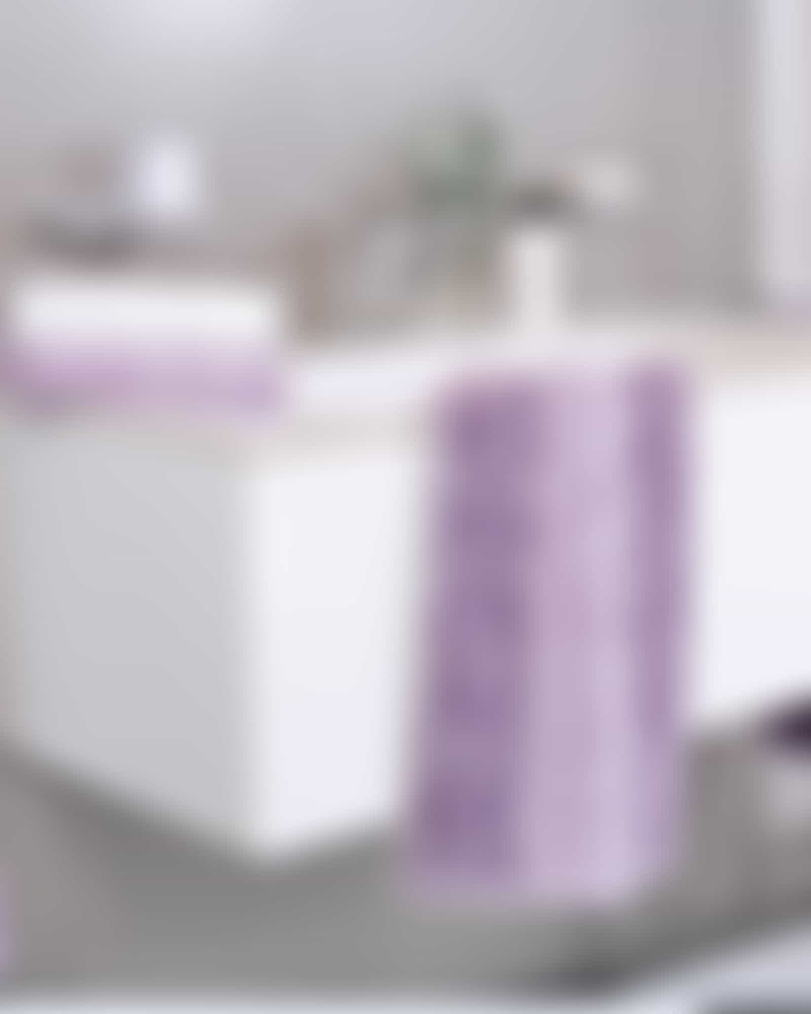 Cawö Noblesse Seasons Streifen 1083 - Farbe: lavendel - 88 - Waschhandschuh 16x22 cm