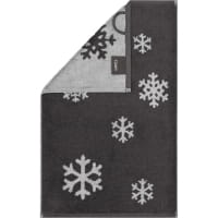 Cawö Handtücher WINTER EDITION Schneekristalle 6270 - Farbe: basalt/platin - 77 Cawö Handtücher WINTER EDITION Schneekristalle 6270 - Farbe: basalt/platin - 77