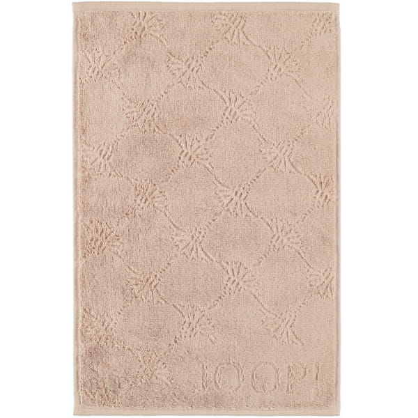 JOOP Uni Cornflower 1670 - Farbe: sand - 375 - Gästetuch 30x50 cm
