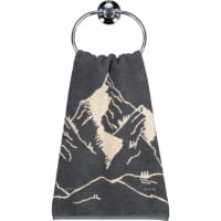Cawö Handtücher Alpenchic Edition Berge 6269 - Farbe: granit - 73
