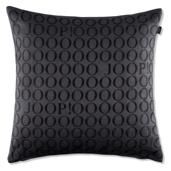 JOOP! Kissenhüllen Fine Signature - Farbe: Anthrazit - 012 - 50x50 cm günstig online kaufen