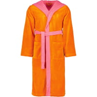 Vossen Bademäntel unisex Kapuze Poppy - Farbe: electric orange/prim rose - 0033