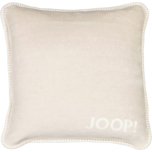 JOOP! Kissenhülle Uni-Doubleface - Größe: 50x50 cm - Farbe: Feder-Ecru günstig online kaufen