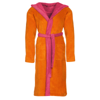 Vossen Bademäntel unisex Kapuze Poppy - Farbe: electric orange/prim rose - 0033