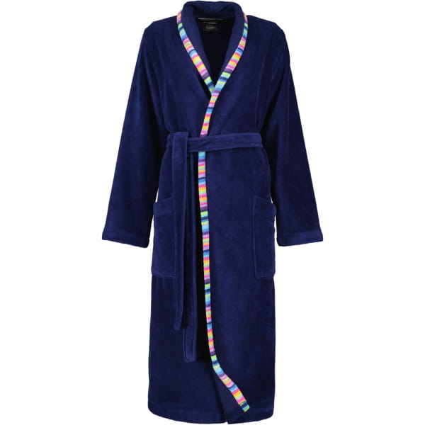 Cawö Home Bademäntel Damen Schalkragen Schalkragen 839 - Farbe: marine - 11 - M